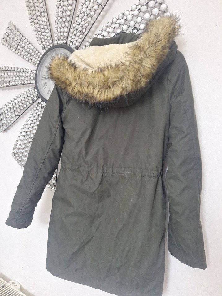 Kadın Kürklü Midi Kaban - Görsel 2