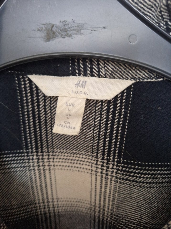 Gri Kareli Düğmeli Kadın Gömlek - Görsel 5