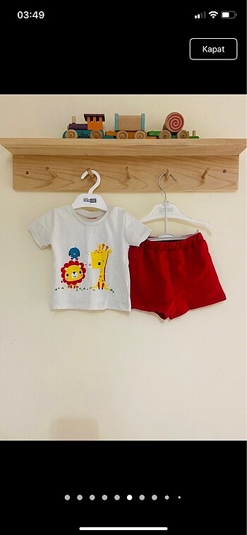 Yazlık bebek kıyafet - Görsel 6