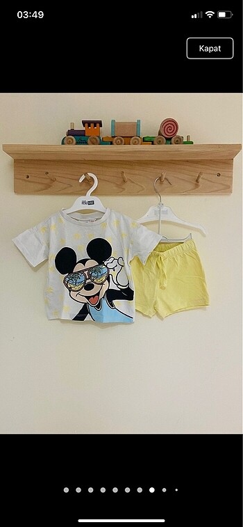 Yazlık bebek kıyafet - Görsel 8