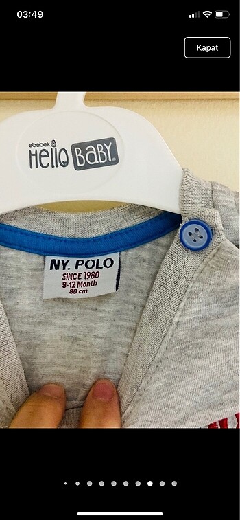 Yazlık bebek kıyafet - Görsel 11