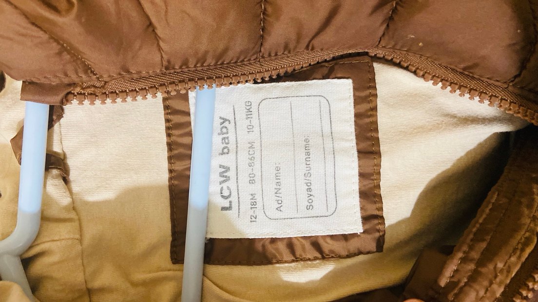 Kapüşonlu Kahverengi Erkek Çocuk Mont - Görsel 3