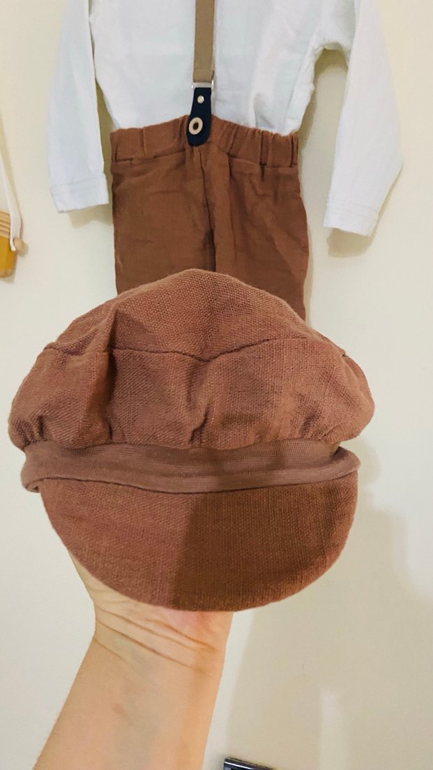 Pamuklu Kahverengi Erkek Bebek Takım (9-12 ay) - Görsel 5