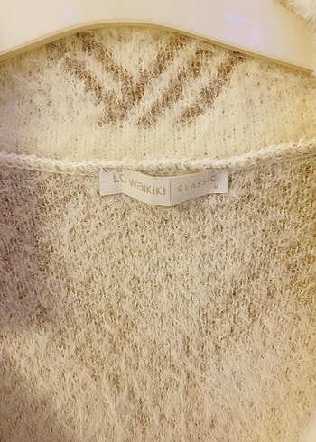 Bej Bohem Midi Örgü Hırka - Görsel 4