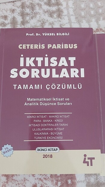  4T ceteris Paribas iktisat