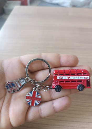 Londra Temali Renkli Anahtarlik Seti