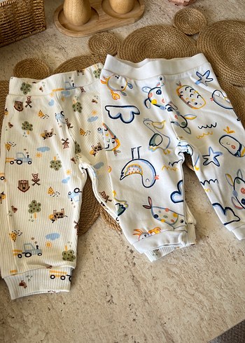 HelloBaby Renkli Desenli Rahat Bebek Pantolonlari