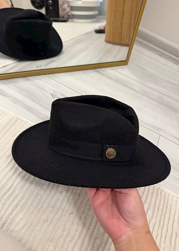 American Vintage Sikligin Simgesi Siyah Genis Kenarli Sapka