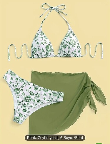 m Beden Bikini takımı