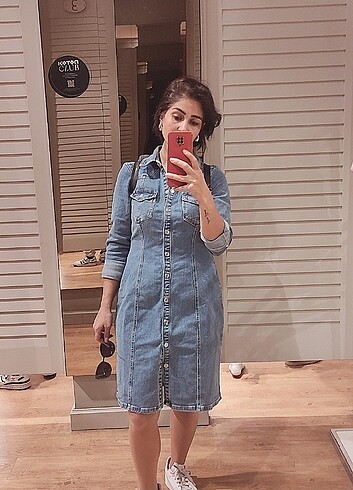 s Beden Jean elbise