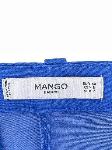 40 Beden mavi Renk Mango Jean / Kot %70 İndirimli.