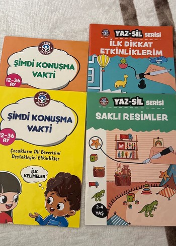 Çocuklar için Dil ve Dikkat Etkinlik Kitapları