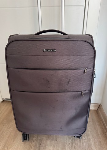 Pierre Cardin Pietro Cardin Koyu Gri Genis Kapasiteli Orta Boy Valiz