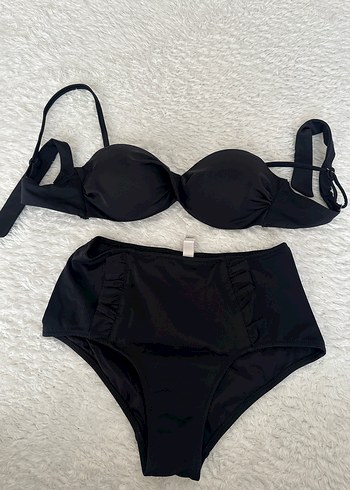 Siyah Mini Strappy Goth Bikini