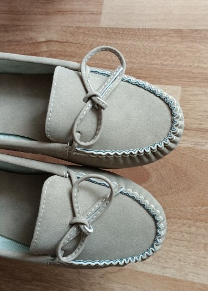 Bej babet ayakkabı  - Görsel 3