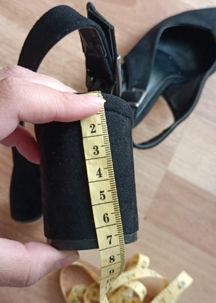 Siyah süet ayakkabı  - Görsel 5