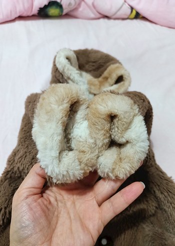 Kahverengi Kürklü Erkek Bebek Tulumu - Görsel 2