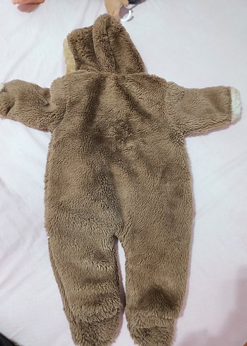 Kahverengi Kürklü Erkek Bebek Tulumu - Görsel 7
