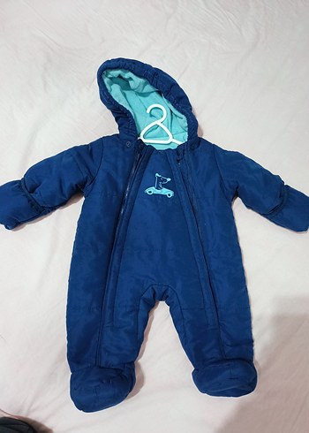 Lacivert  Bebek Kışlık Tulum - Görsel 2
