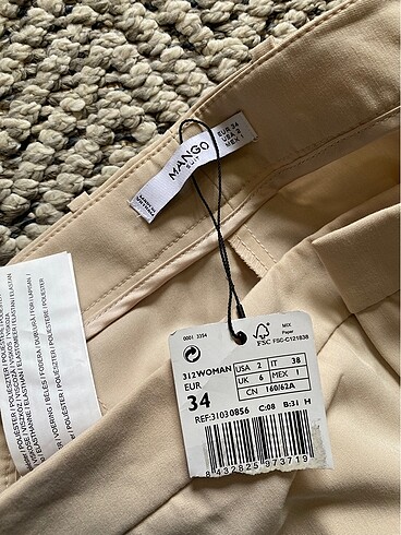 34 Beden camel Renk Pantolon