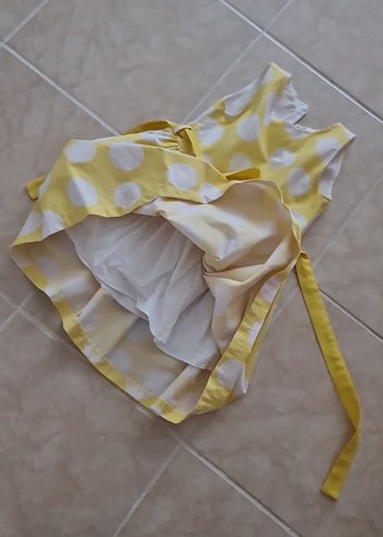 Unsea Sarı puantiye li elbise