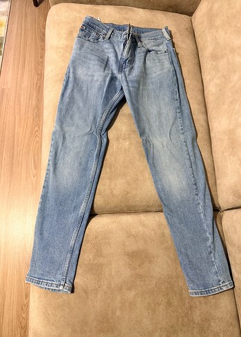 Levis Acik Mavi Slim Fit Denim Jean