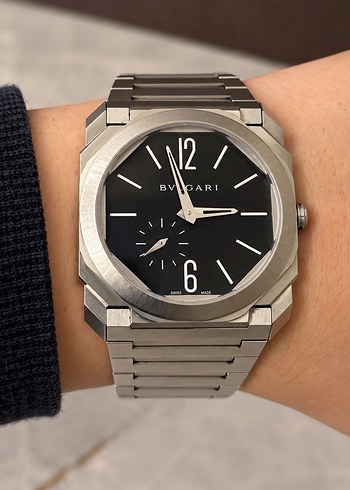 Bvlgari Siyah Celik Saat