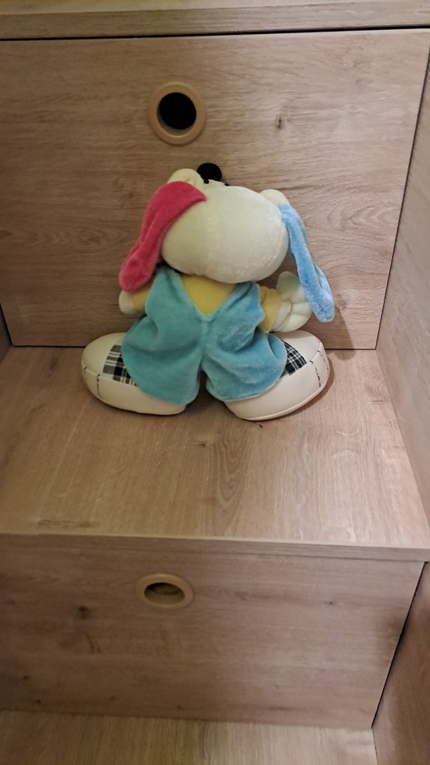 Pastel Renkli Peluş Oyuncak Köpek - Görsel 3