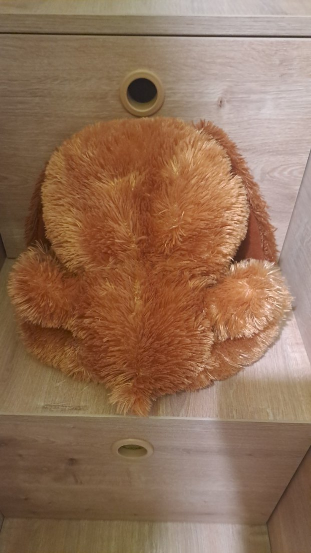 Renkli Kahverengi Peluş Oyuncak Köpek - Görsel 3