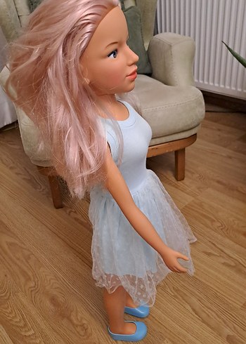 Mavi Tül Etekli Bebek - Görsel 4