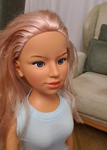 Mavi Tül Etekli Bebek - Görsel 5