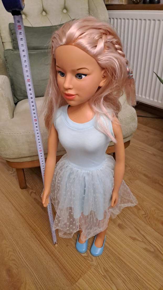 Mavi Tül Etekli Bebek - Görsel 2