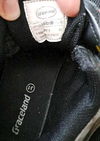 Kız Çocuk Siyah-Pembe Spor Ayakkabı - Görsel 4