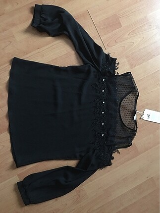 Diğer Siyah sifon bluz