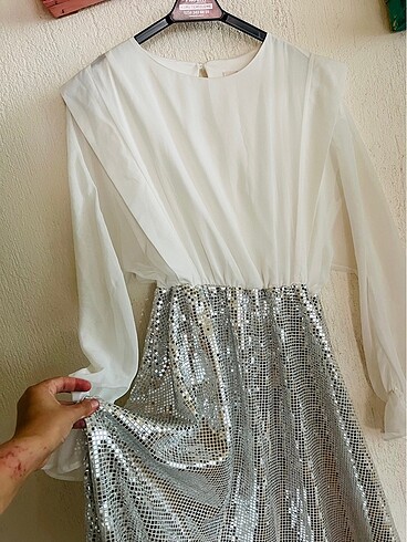 Koton payetli parti elbisesi - Görsel 3