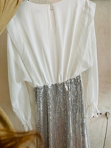 Koton payetli parti elbisesi - Görsel 10