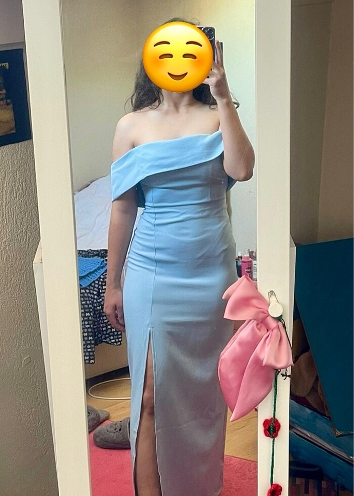 Mezuniyet kıyafeti yırmaçlı bebek mavisi - Görsel 5