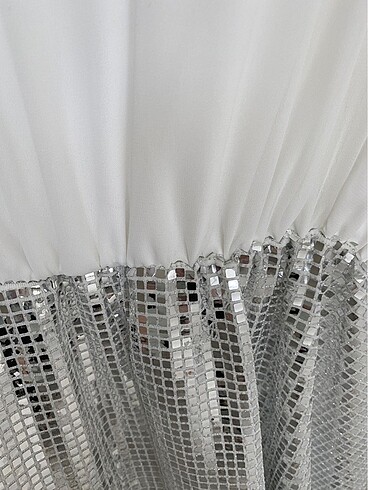 Koton payetli şık davet elbisesi - Görsel 6