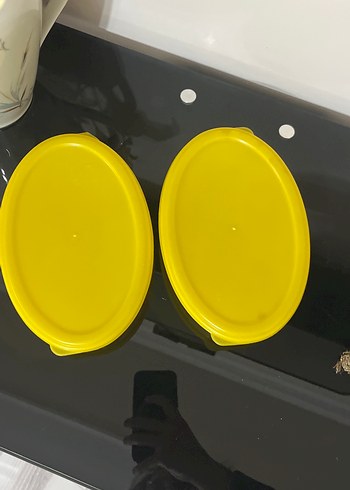 Sarı Oval Gıda saklama Kapları Seti - Görsel 2