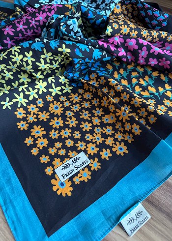 Diğer Fresh Scarfs Citir Cicek Desenli Esarp