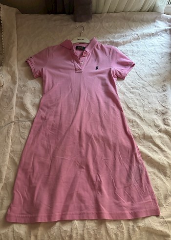 Ralph Lauren Polo Yaka Pembe Elbise
