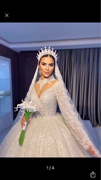 Prenses Model Gelinlik - Görsel 11