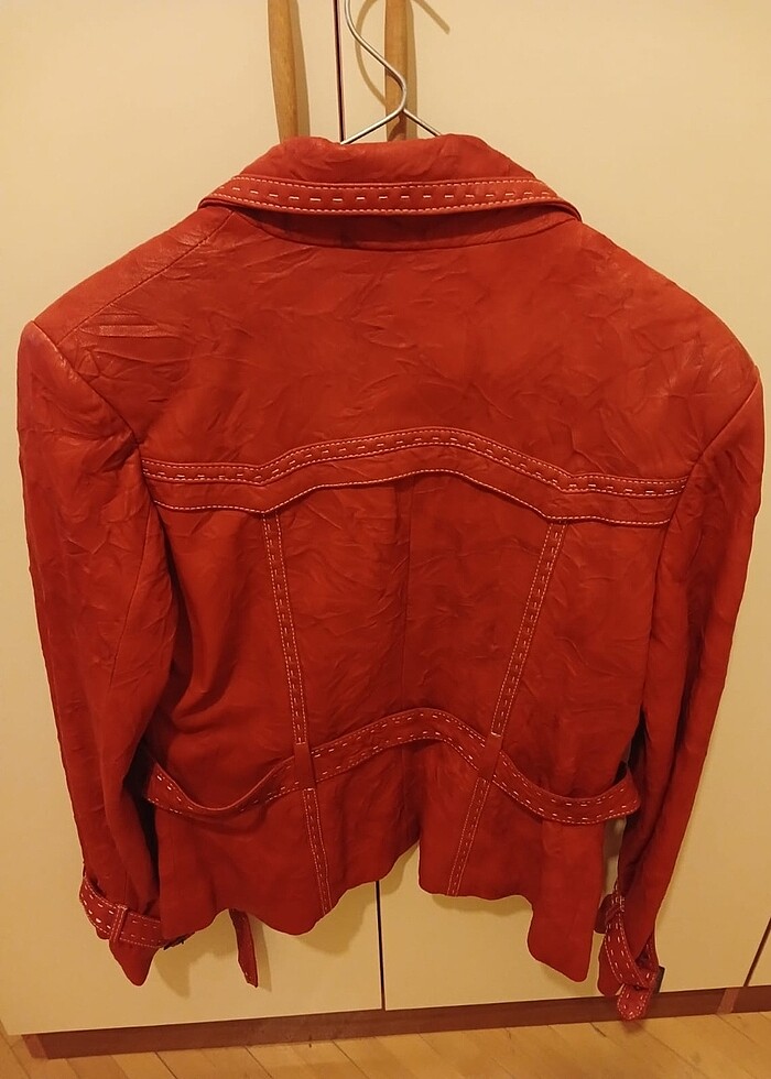 Hakiki Deri Ceket - Görsel 4