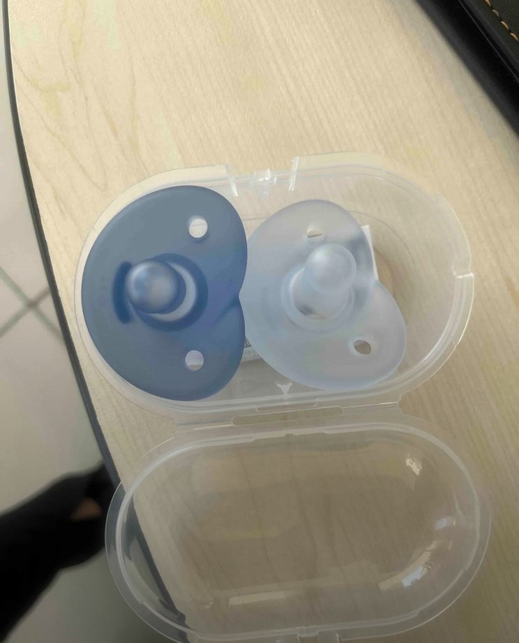 Philips Avent Pastel Mavi Yenidoğan Emzik - Görsel 2