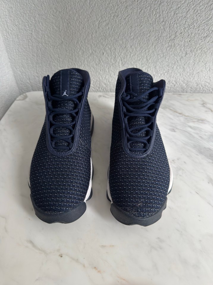 46 Numara Jordan Lacivert Örgü Bağcıklı Sneaker — görsel 2/3