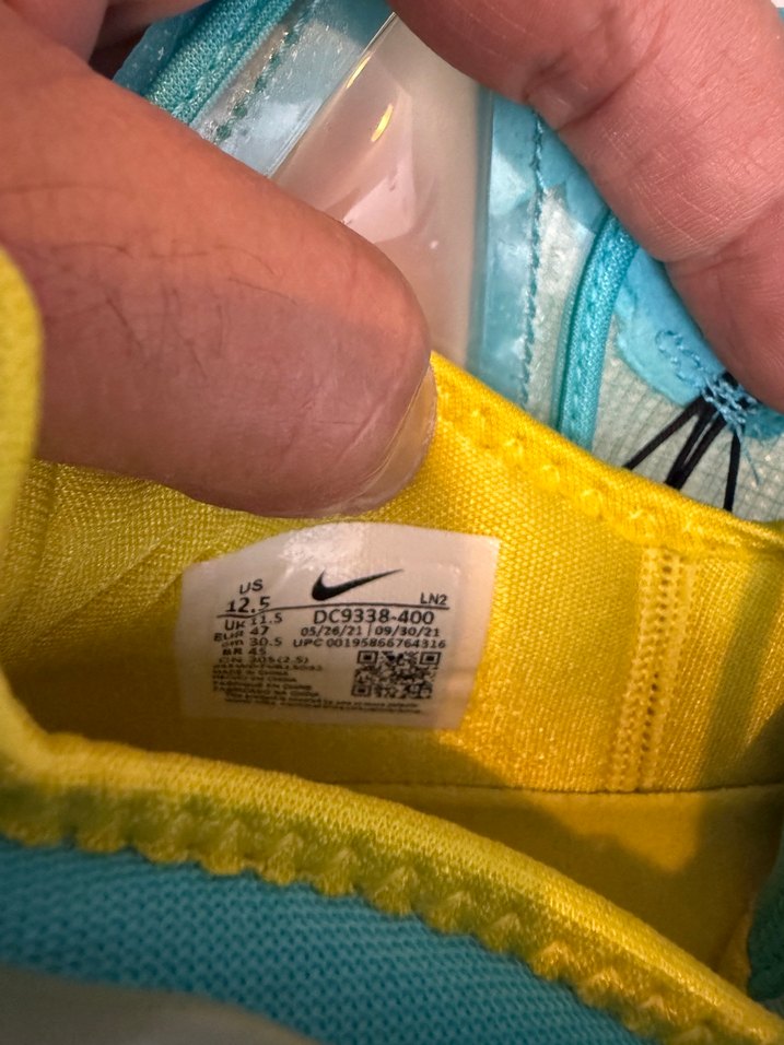 47 Numara Nike L.J. Turkuaz Basketbol Ayakkabısı — görsel 3/3