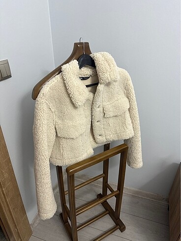 ZARA CROP SUNİ KÜRK