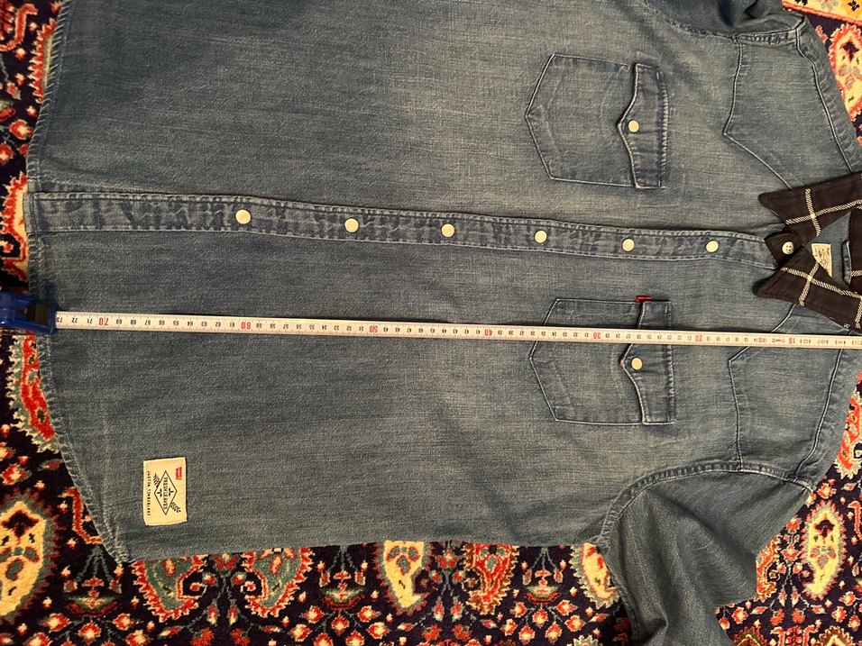 Levis Mavi Denim Gömlek — görsel 6/7