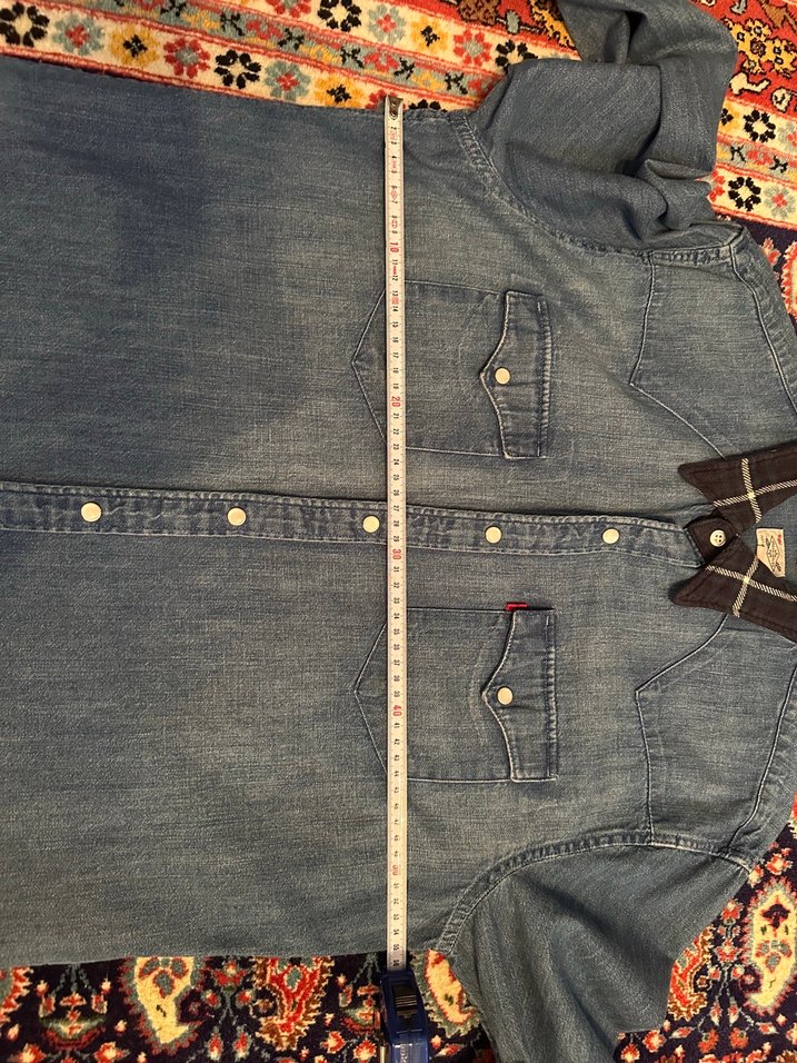 Levis Mavi Denim Gömlek — görsel 5/7