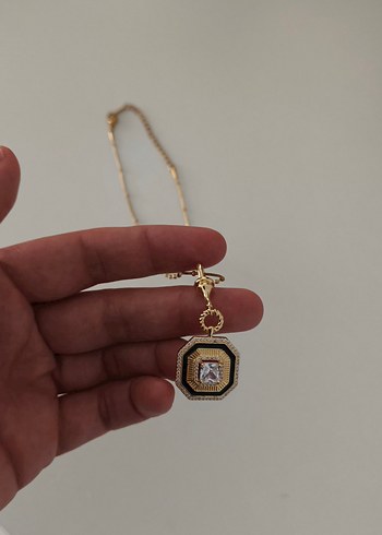 Diğer Diger Altın Renk Zincir Detaylı Kadın Kolye